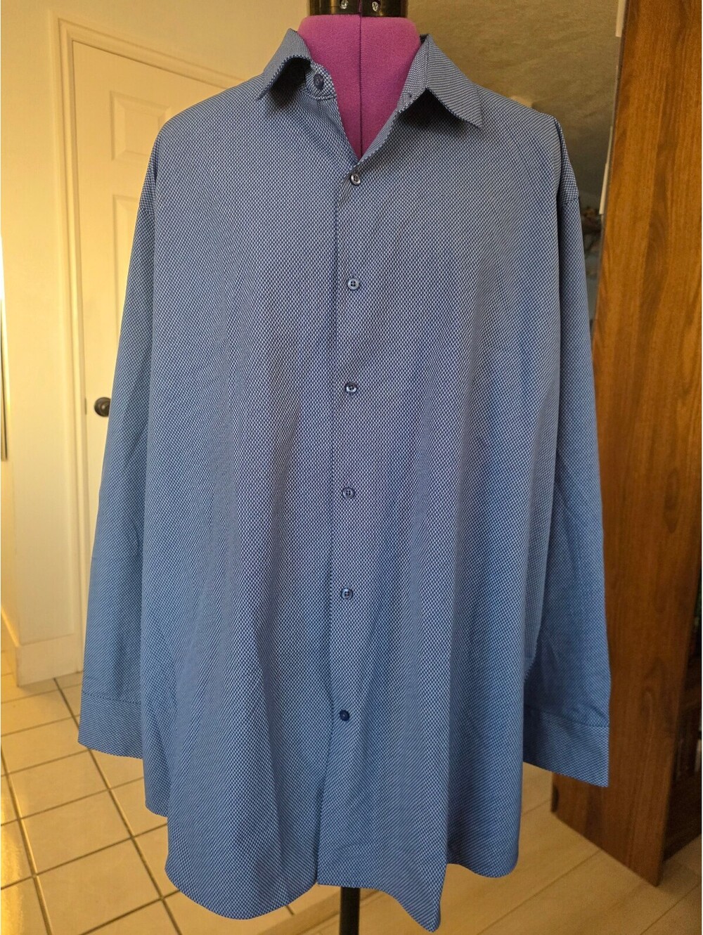Mens Jones New York Signature 2XL button up top